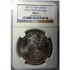 Image 1 : 1891-CC MORGAN DOLLAR NGC MS63 NICE