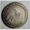 Image 2 : 1836 REEDED EDGE BUST HALF DOLLAR RARE! ORIGINAL XF+, NICE COLOR