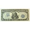 Image 1 : 1899 Indian Chief $5  silver certificate VF
