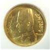 Image 2 : NGC 1938 EGYPT ROYAL WEDDING G20P MS 64 GOLD