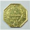 Image 2 : V. SCARCE CALIF. GOLD TERRITORIAL BREEN GILLIO 532 AU-UNC LIGHT REV DAM.