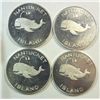 Image 1 : 4 NANTUCKET ISLAND (WHALE VIGNETTE) "GOOD FOR 4 BITS" 1964-1970 CHBU RARELY SEEN