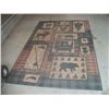 Image 1 : mohawk moose and bear rug 5'3" x 8' needs cleaning