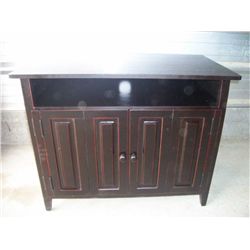 Dark colored entertainment cabinet 38w x 30t x21d