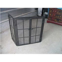 Fireplace screen up to 52w x 30 tall .