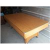 Image 3 : Wood pool table/ping pong table. table needs repair. 46in x  7ft