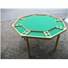 Image 1 : 8 person maple poker table .