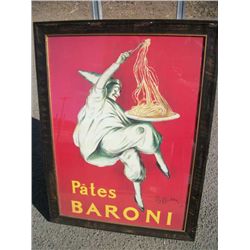 Pates Baroni by Leonetto Cappiello print Advertising print  23 x 31.5