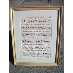 Framed music .