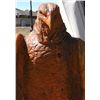 Image 2 : Carved Eagle, P. Verstadt? Signed on Base, approx 5'6'' without base, approx 6'6'' with base.