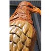 Image 3 : Carved Eagle, P. Verstadt? Signed on Base, approx 5'6'' without base, approx 6'6'' with base.