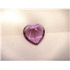 Image 1 : Amethyst Quartz, Si02, Hydro, 1.00 carat, Heart cut, 7 x 7 mm Russia