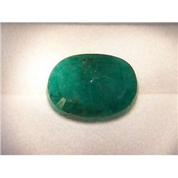 Natural Emerald, 4.10 carats, oiled, 12 x 9 mm +/-, Brazil