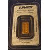 Image 2 : APMEX 1 Gram .9999au Solid Gold Bar .