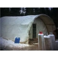 18' x 24' Outfitter wall tent 4 years old.  no floor (use tarp),  approx. 10' tall at peak.  If you 