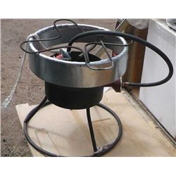 Fish Fry Propane Burner w/ Cooker Turkey Pot .