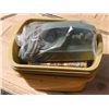 Image 1 : Rotary Phone, Cigar Box and Yellow Dish Pans .