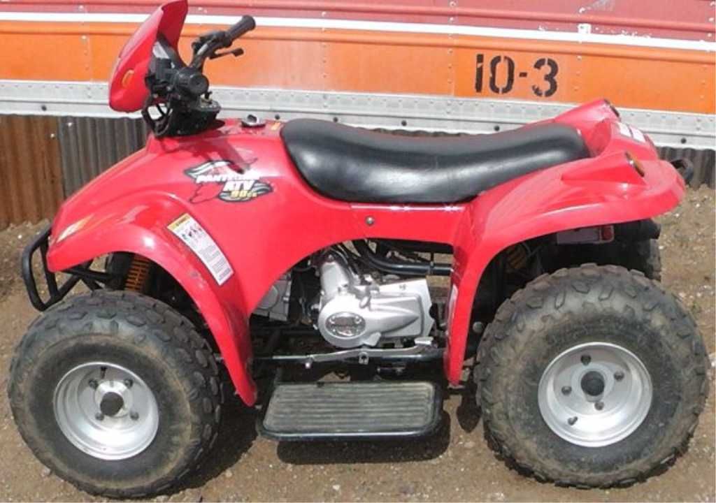 Panterra ATV 90cc 4 Wheeler, 3 Forward Speeds, 1 Reverse, Electric