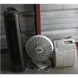 Honeywell Air Purifier, Lasko Fan, Lasko Heater .