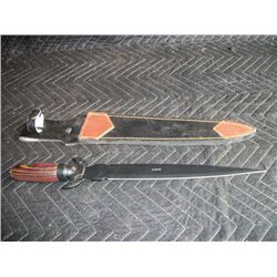 Dagger, 17" Long with Sheath, Pakistan, Coyote Cuttlery