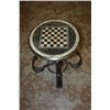 Image 1 : MARBLE CHESS BOARD WITH IRON BASE
