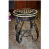 Image 2 : MARBLE CHESS BOARD WITH IRON BASE
