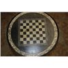 Image 3 : MARBLE CHESS BOARD WITH IRON BASE