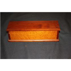 LADIES GLOVE BOX - MAHOGANY & BIRDSEYE
