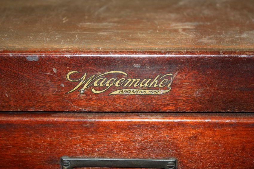 4 Drawer Mahogany File By Wagemaker