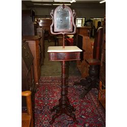 MAHOGANY VICTORIAN SHAVING MIRROR - 72"