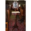Image 1 : MAHOGANY VICTORIAN SHAVING MIRROR - 72"
