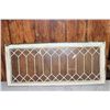 Image 2 : LEADED GLASS WINDOW 39.5" X 18