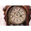 Image 2 : WALNUT MANTLE CLOCK - 20" TALL