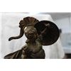 Image 2 : ROMAN WARRIOR STATUE ON MARBLE BASE - 13" TALL