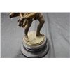 Image 3 : ROMAN WARRIOR STATUE ON MARBLE BASE - 13" TALL