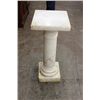 Image 1 : MARBLE PEDESTAL 36" TALL