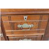 Image 3 : WALNUT MARBLE TOP COMMODE W/ BACKSPLASH