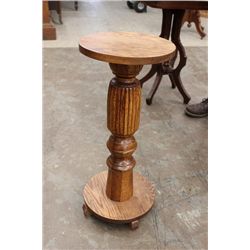 OAK PEDESTAL - 27" - CHOICE