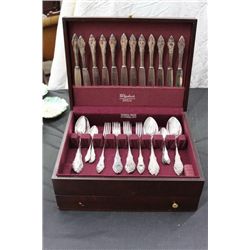 SERVICE OF 12- WIGDOR'S PLATED SILVER