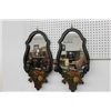 Image 1 : DECORATIVE SWING ARM HANGING MIRRORS