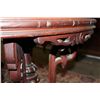 Image 3 : OVAL WALNUT MARBLE TOP STAND