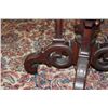 Image 5 : OVAL WALNUT MARBLE TOP STAND