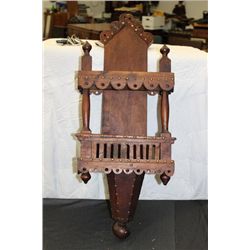 ORNATE WALL HANGING SHELF