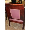 Image 5 : HEAVELY CARVED MAHOGANY CHAIR WITH ROSEWOOD BACK EXCELLENT NEEDLE POINT