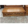 Image 14 : MASSIVE ORNATE OAK 3 PIECE BEDROOM SET WITH UNUSUAL DRESSER FULLY CARVED