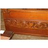 Image 3 : MASSIVE ORNATE OAK 3 PIECE BEDROOM SET WITH UNUSUAL DRESSER FULLY CARVED