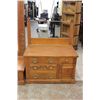 Image 6 : MASSIVE ORNATE OAK 3 PIECE BEDROOM SET WITH UNUSUAL DRESSER FULLY CARVED