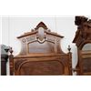 Image 2 : GREAT VICTORIAN MARBLE TOP BEDROOM SET BED 94" TALL