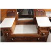 Image 6 : GREAT VICTORIAN MARBLE TOP BEDROOM SET BED 94" TALL