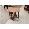 Image 2 : OAK SWING LEG TABLE SIGNED PAINE FURN.